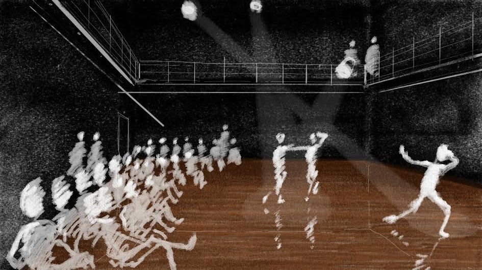 Black Box Theatre - illustration by Alonso