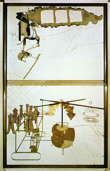 Marcel Duchamp's The Large Glass (The Bride Stripped Bare by Her Bachelors, Even)